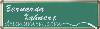 Bernarda Kahnert Visitenkarte